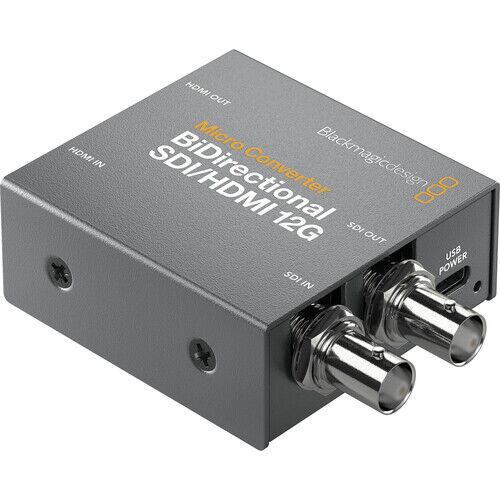 Micro Converter BiDirectional SDI/HDMI 12G wPSU